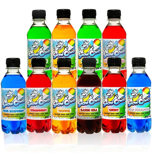 Snow cone slush puppy syrup - snow,